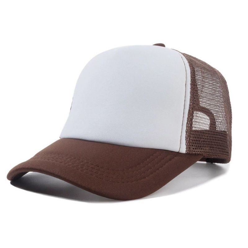 Mesh Sponge Sun Hat - Breathable UV Protection Summer Cap
