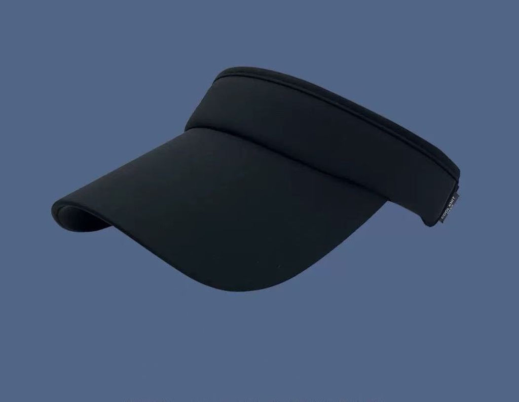 Embroidered Topless Sun Hat - Outdoor UV Protection Visor Cap