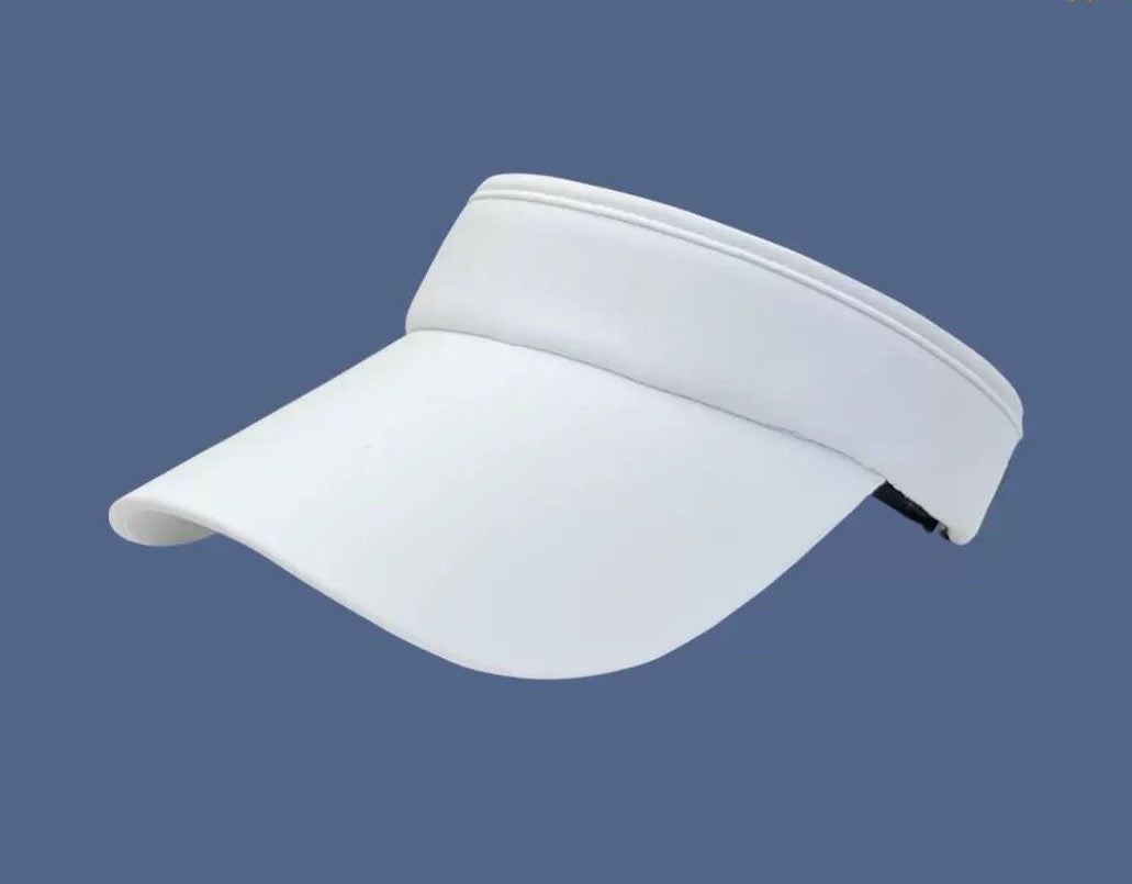 Embroidered Topless Sun Hat - Outdoor UV Protection Visor Cap