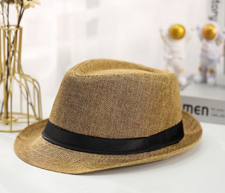 Stylish Workwear Wide Brim Straw Hat – Unisex Café & Bakery Hat