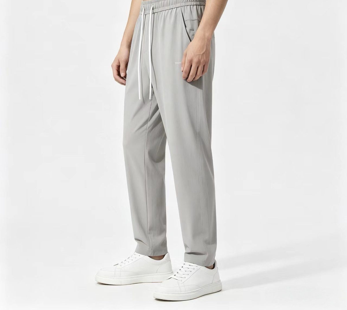 2026 Summer Men's Cool-Feel Quick-Dry Straight Leg Trousers – Lightweight Luxury Casual Pants