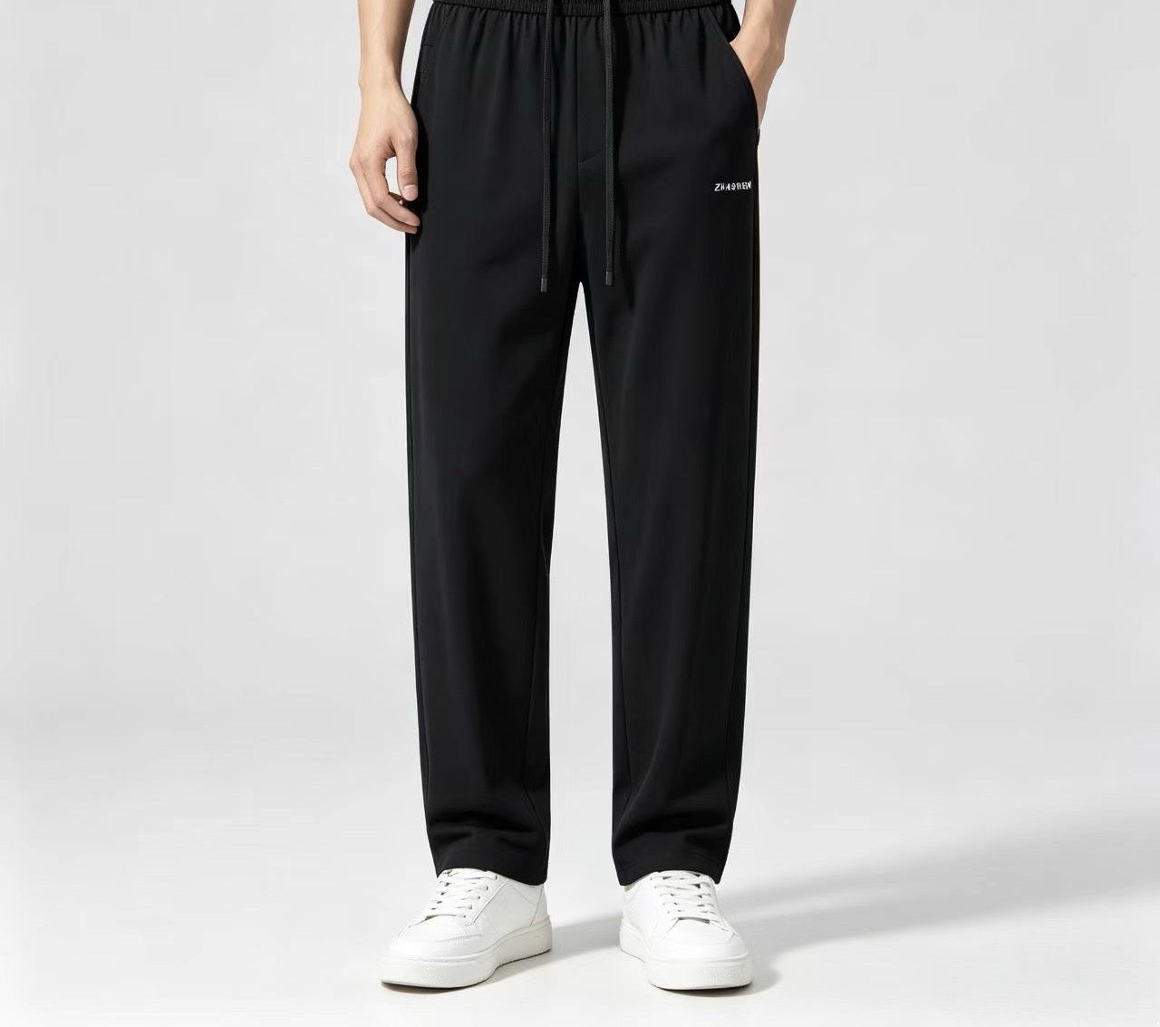 2026 Summer Men's Cool-Feel Quick-Dry Straight Leg Trousers – Lightweight Luxury Casual Pants
