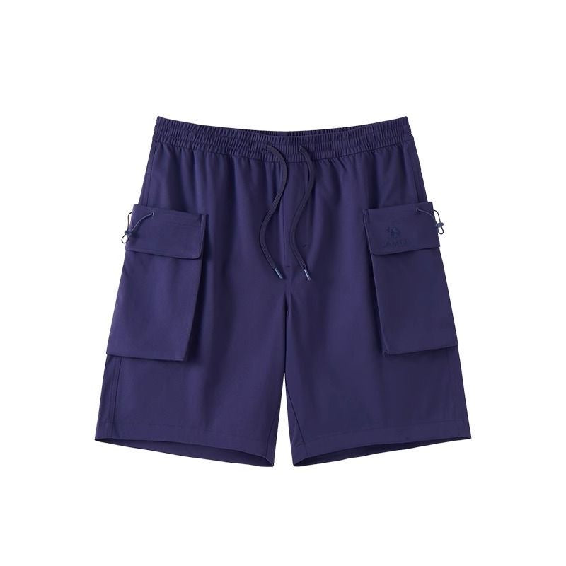 2026 Men's Cool-Feel Cargo Shorts – Loose Fit Elastic Lightweight Summer Sport Shorts