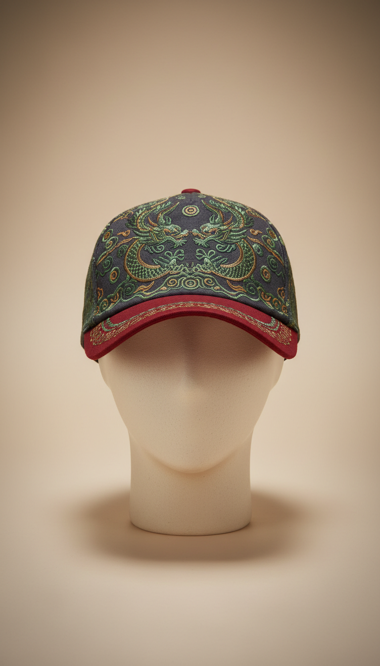 Jade Mist Embroidered Cap